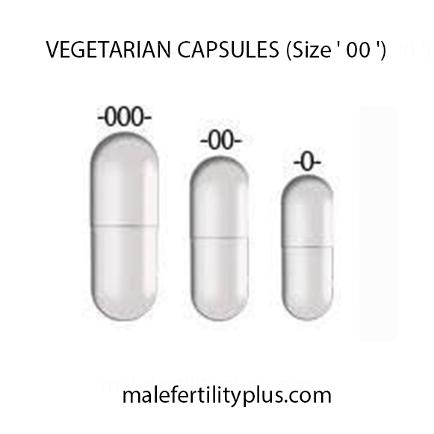 VEGETARIAN CAPSULES Size 00 male supplements